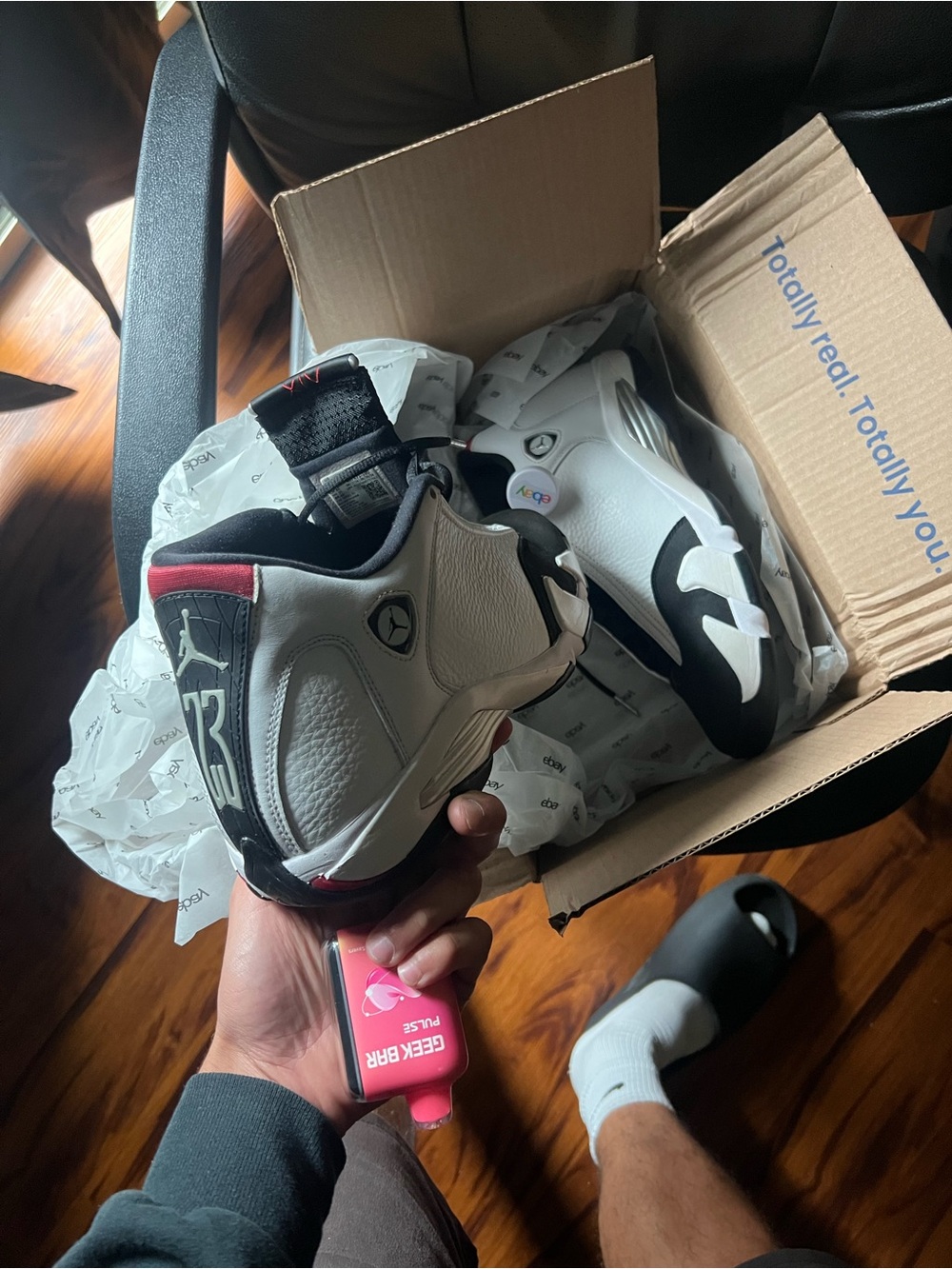 Air Jordan retro 14 Black toe 2024 size 12